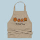 Customized apron: The Falefel Family