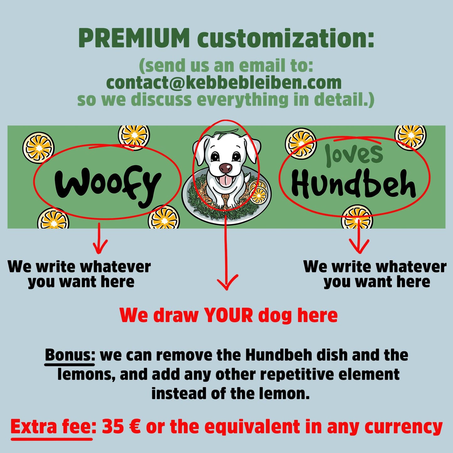 Customized Bowl: Hundbeh