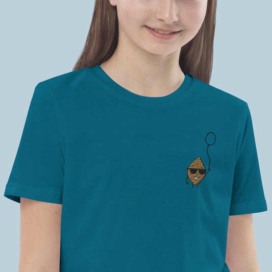 Kids t-shirt: Kebbe embroidered