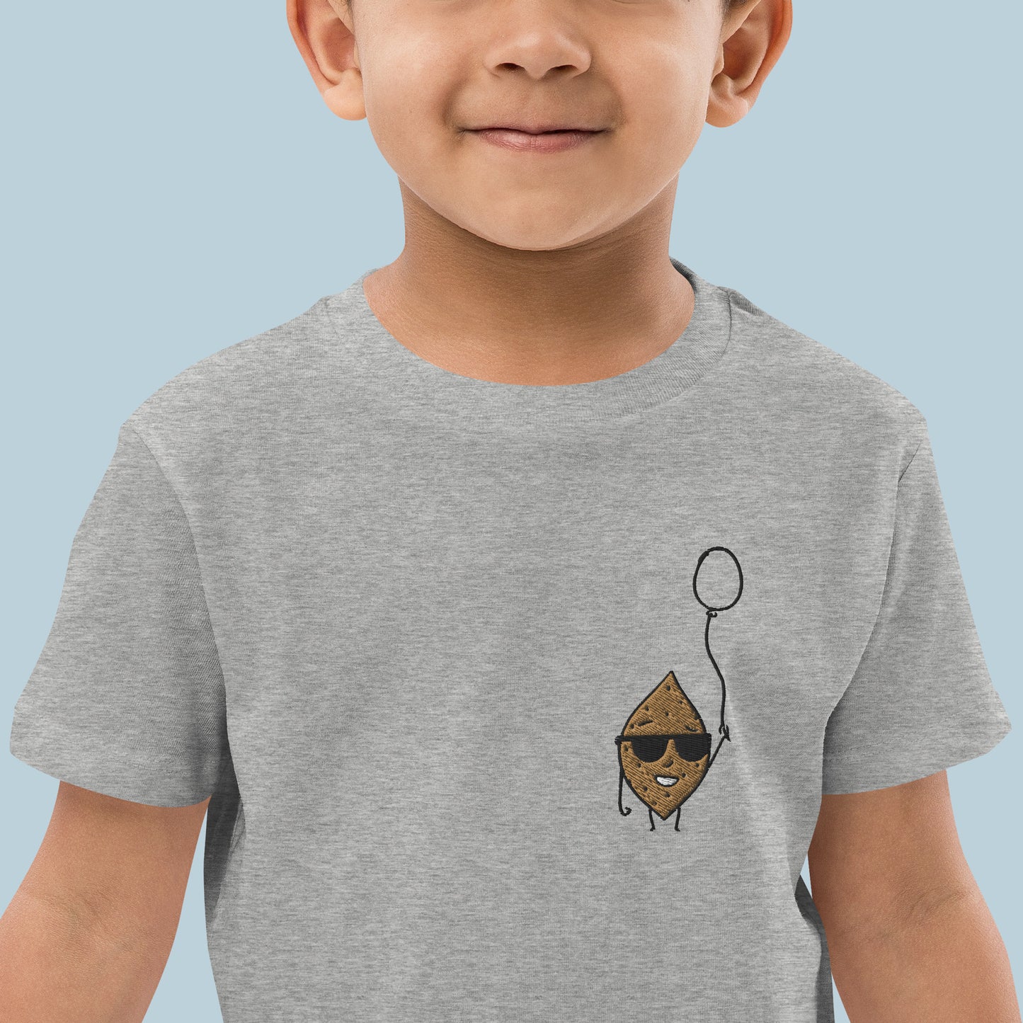 Kids t-shirt: Kebbe embroidered