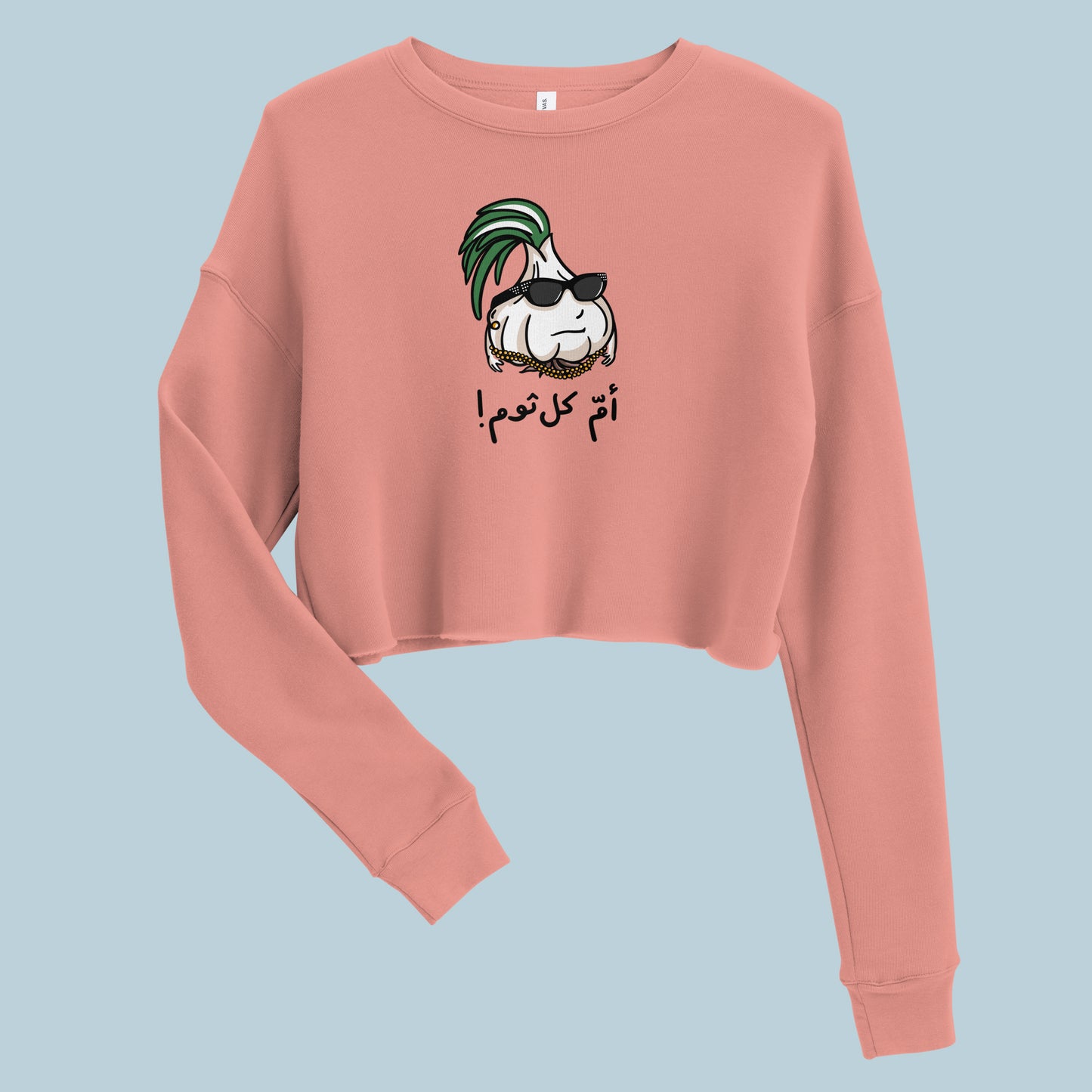 Crop Sweatshirt: Oum Kol Thoum