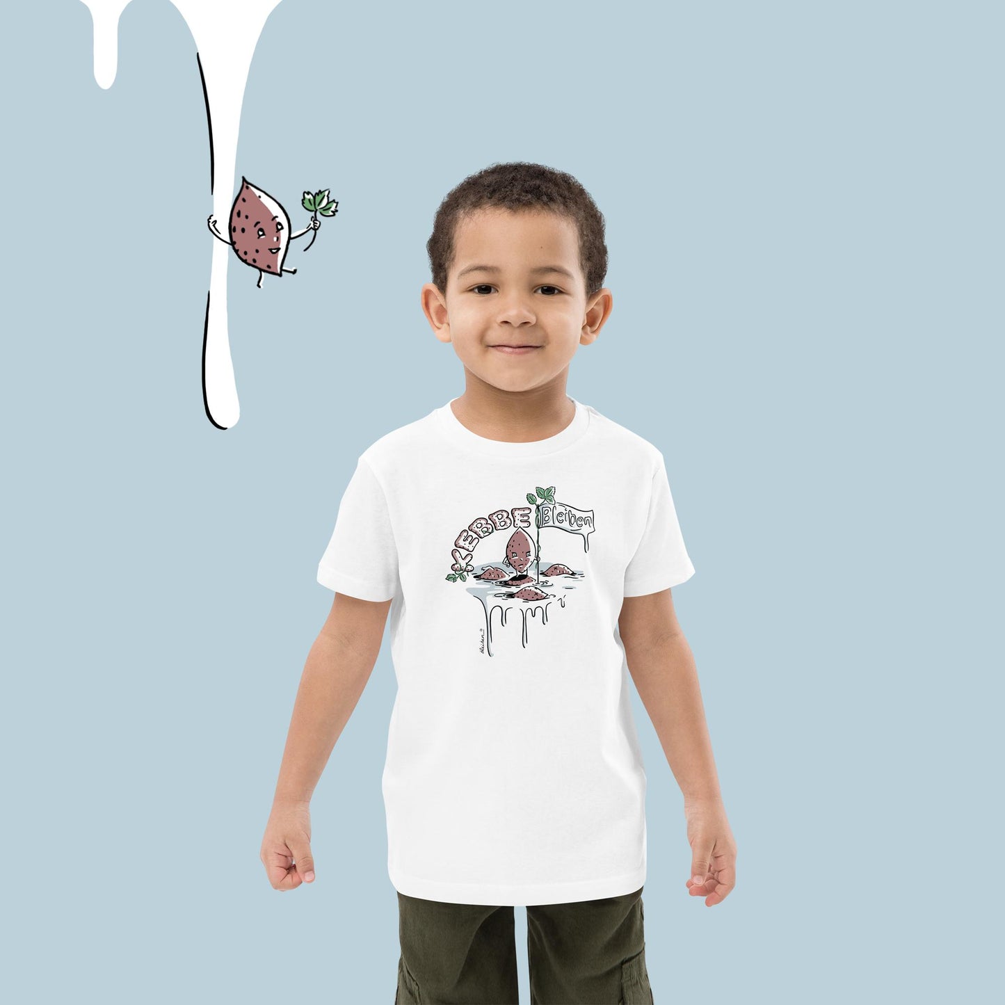 Kids T-shirt: Kebbe Bleiben