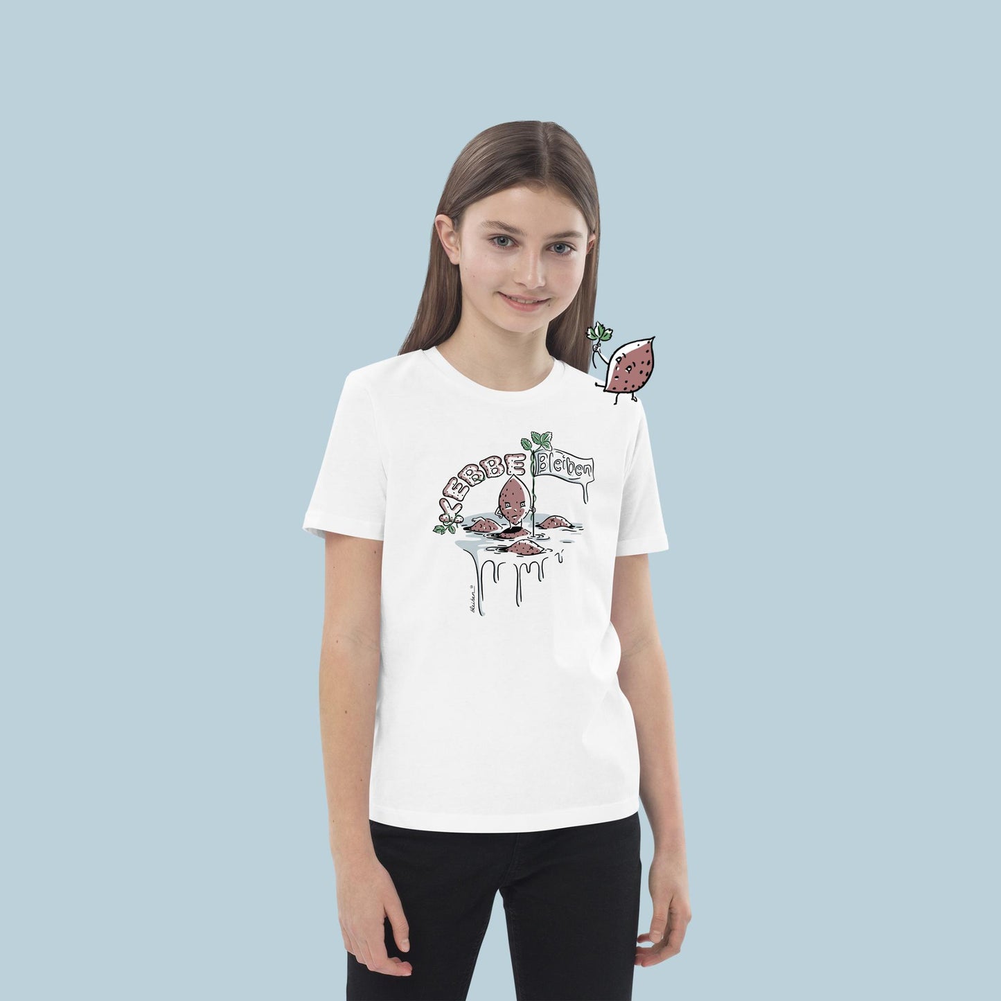 Kids T-shirt: Kebbe Bleiben