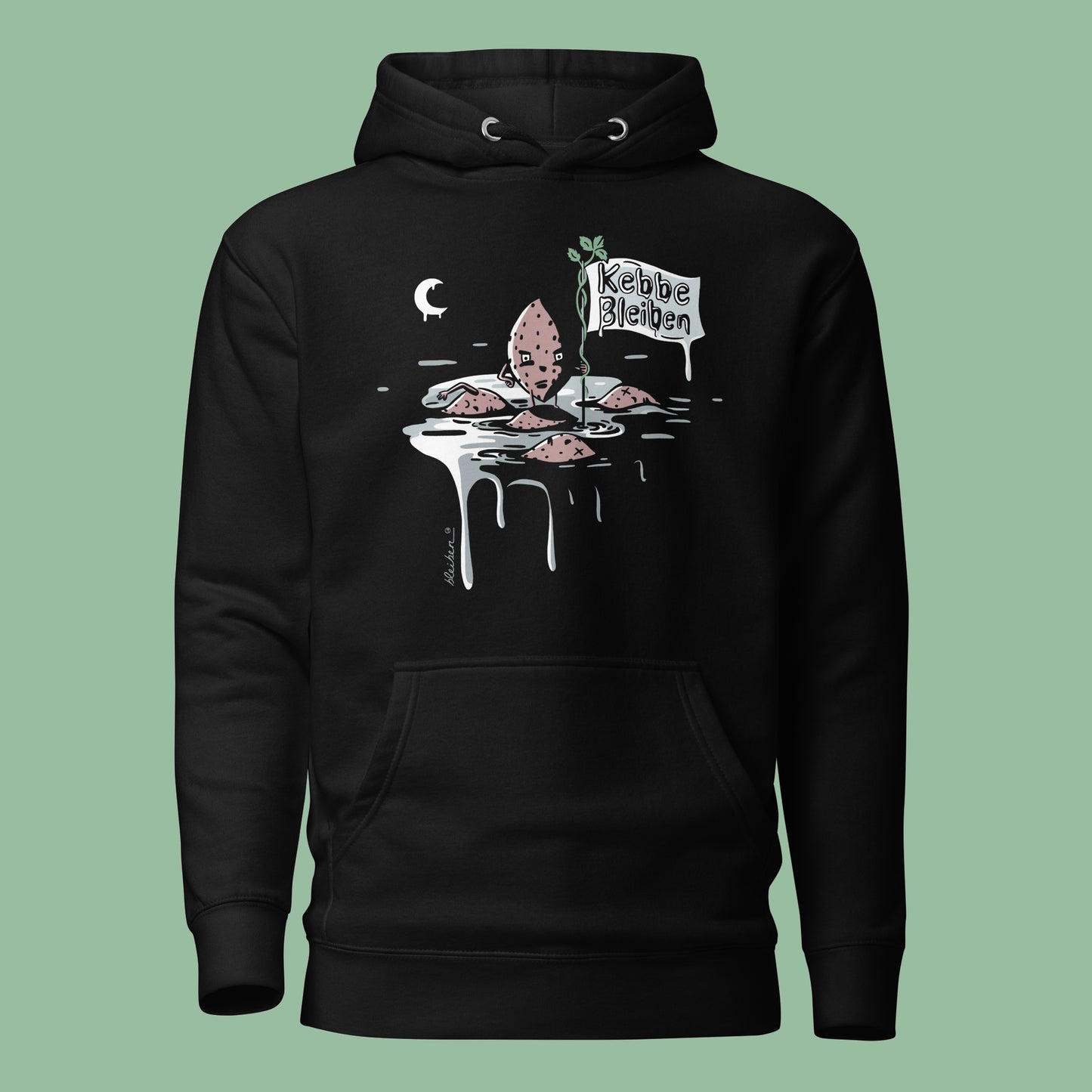 Hoodie: Kebbe Bleiben Black